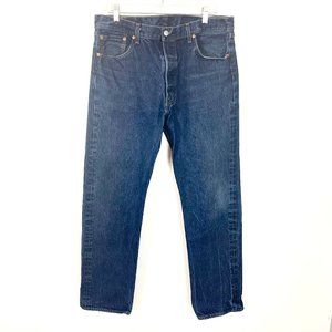 Levis Men's Denim 501 Button Fly Jeans 36X34 (#136**)